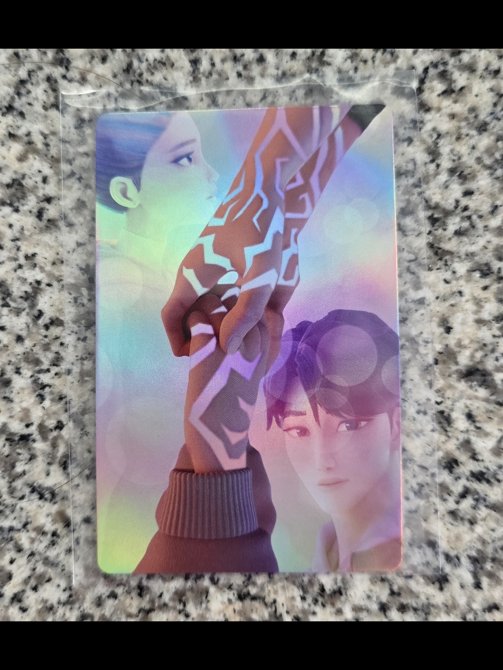 New McDonald's Kpop Demon Hunters Rumi & Jinu Ultra Rare Holding Hands Photocard